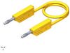 SKS Hirschmann CO MLN SIL 150/1 Meetsnoer Banaanstekker 4 mm Banaanstekker 4 mm 1.50 m Geel 1 stuk(s)
