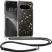 kwmobile telefoonhoesje geschikt voor Google Pixel 10 - Hoesje met telefoonkoord - Back cover voor smartphone - Case in meerkleurig / transparant