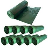 200 WellHome 200 vuilniszakken van gerecycled materiaal met automatische sluiting, 30 liter