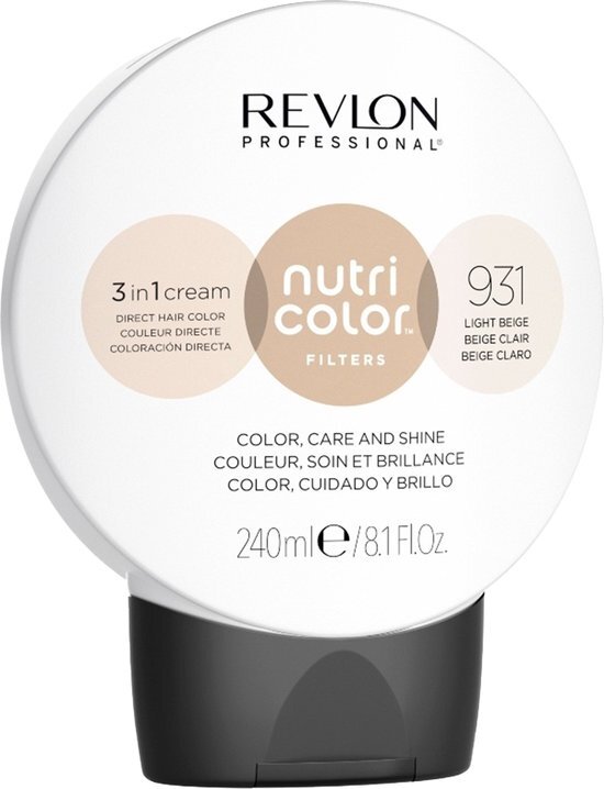 Revlon Nutri Color Creme Filters 931 Light Beige 240ml