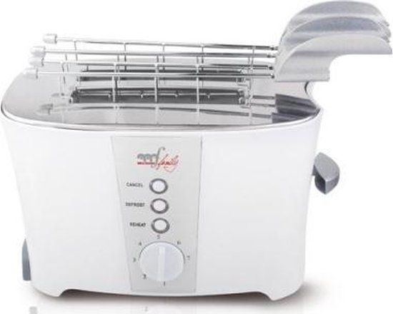 Melchioni Tosto Broodrooster - 2 Snedes - 600W - Wit