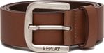 REPLAY Leren Riem Belt W100 Tan Bruine