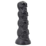 Monster godemichet crâne - 22 cm (noir)