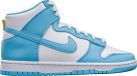 Nike Dunk High Retro Blue Chill Sneakers Unisex 401