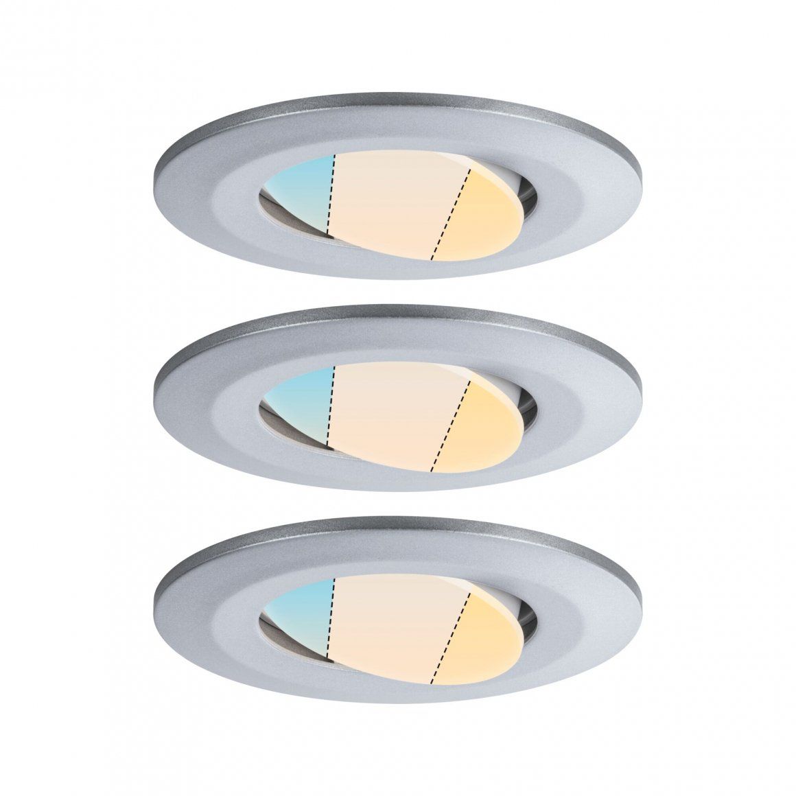 Paulmann 930.95 Spot - 430 Lumen - Chroom - IP65 - 3 stuks