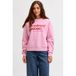 JJXX Rechtvallende Sweater met Tekst - Roze