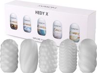 Svakom Hedy X Masturbator Set - Translucent - Plastic/TPE - 5-Pack
