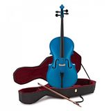 Gear4music 3/4 Studentencello met Koffer, Blauw