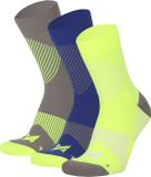 Xtreme Sockswear Angro BV Sport compressie quarter sokken - 3-Pak - Unisex - Geel