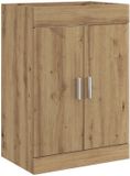 vidaXL Badkamer Onder Wasbak Kast Artisanaal eiken 56 x 37,5 x 81 cm