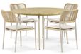 Coco Penya/Montana 130 cm dining tuinset 5-delig