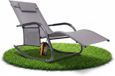 Albatros Premium fauteuil X-FORM | fauteuil à bascule fauteuil de relaxation fauteuil de jardin | avec coussin de tête | fauteuil de relaxation ergonomique résistant aux intempéries | charge maximale 160kg