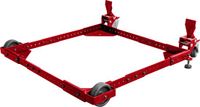 Holzmann Transportroller voor machines - Verstelbaar - 410kg - 2 zwenkwielen met rem