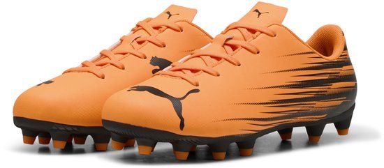 PUMA ATTACANTO II FG/AG Jr Unisex Sportschoenen - Heat Fire-PUMA Black - Maat 38