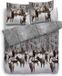 Heckett & Lane Ralph Dekbedovertrek Lits-jumeaux 240x200/220 Taupe/Grijs Flanel