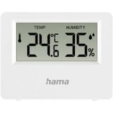 Hama Thermometer und Hygrometer Ebro, digital, für innen oder außen, Weiß 00222222