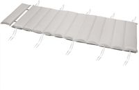 Detex Ligbedkussen - Weerbestendig Polyester 177x58x7cm - Crème