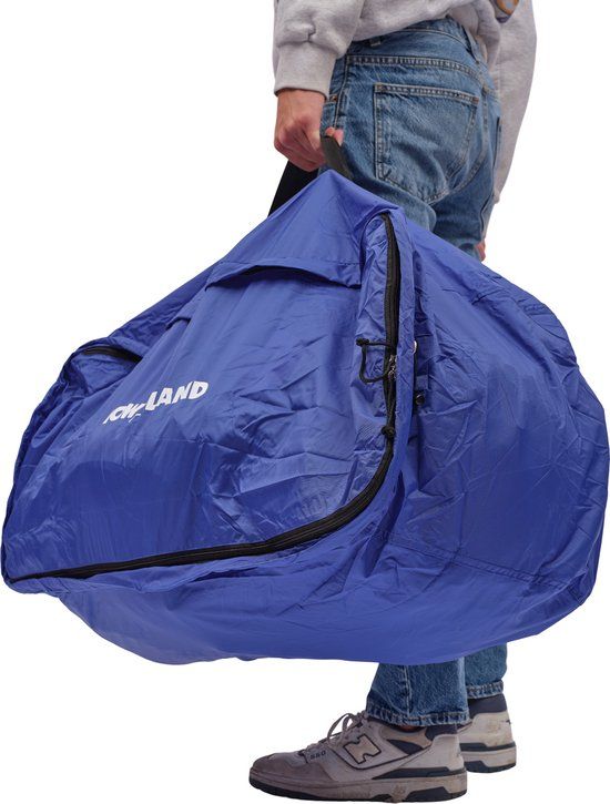 LOWLAND OUTDOOR Raincover Flightbag - Waterdicht PU-Oxford Nylon <85 Liter - Blauw