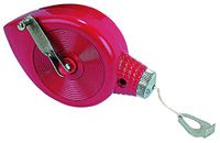 NESPOLI 250373 trekkoord, metaal, 30 m, rood