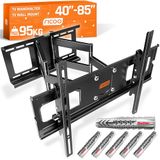 RICOO R06-F TV Muur-Beugel Draaibaar Kantelbaar ca. 40-85 Inch (102-191 cm) VESA 300x200-600x400 zeer belastbaar TV-Houder voor LED LCD Schermen