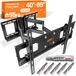 RICOO R06-F TV Muur-Beugel Draaibaar Kantelbaar ca. 40-85 Inch (102-191 cm) VESA 300x200-600x400 zeer belastbaar TV-Houder voor LED LCD Schermen