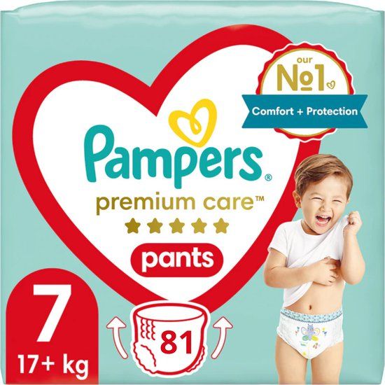 Pampers Premium Care Pants Maat 7 - 81 stuks