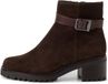 Tamaris Bottines Femme Marron Cuir Talon Bloc Fermeture Éclair 41