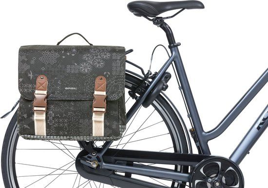 Basil Bohème Dubbele fietstas MIK - Zwart - 35 Liter