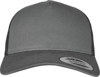 Flexfit 5-Panel Retro Trucker Cap charcoal one size Trucker pet - Grijs