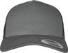 Flexfit 5-Panel Retro Trucker Cap charcoal one size Trucker pet - Grijs