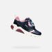 GEOX FADINLIGHT MEISJES Sneakers - MARINEBLAUW/ROZE - Maat 30