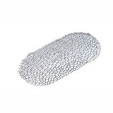 Croydex AWD DESIGN Succsale-badkuipinleg van PVC, LGA vrij van schadelijke stoffen: 700 x 350 mm, transparant steenoptiek