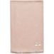 Schal mit Patch mit feinen Fransen und Label-Detail in beige