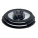 Tefal Ingenio Glazen Deksel Set - 3-delig (16/18/20 cm) - Zwart - Vaatwasserbestendig