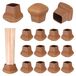 Set de 32 protecteurs de pied de chaise en silicone pour parquets