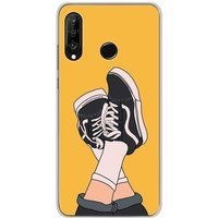 Huawei P30 Lite Sneakers Bedrukt Siliconen Hoesje
