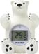 Mininor Thermomètre de bain numérique ours polaire blanc
