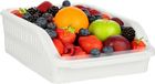 Gondol Plastics Réfrigérateur/organisateur de cuisine panier ouvert - Blanc - Plastique - 30 x 26 x 9 cm