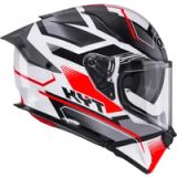 KYT R2R Parsec Casque, gris/rouge/blanc, M (57/58)
