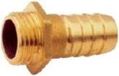 Goldenship Slang Adapter bewerkt messing (schroefdraad: 1/4'', voor slang: 10mm) per stuk (GS30111)