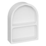 Atmosphera Wandplank Rivi - 35x12x45cm - Wit