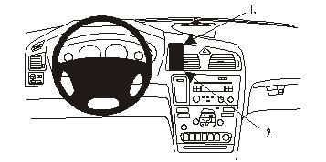 Brodit ProClip - 852777 - Zwart