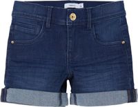 Broek Nkfsalli Slim Dnm Shorts 5221-ta No 13197317 Medium Blue Denim Dames Maat - W122