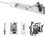 Actionneur linéaire, 24V DC, 30-150mm, 120 tr/min, avec télécommande