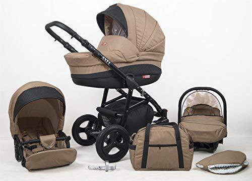 SaintBaby Kinderwagen 3in1 2in1 Set Isofix Buggy Autostoeltje Exel by Beige 2in1 zonder autostoel