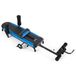 VEVOR Stretch Trainer tot 160 kg, robuuste inversietafel met stabiele constructie, rugtrainer voor het verlichten van rug- en nekklachten, rugstrekbank met handmatige wielbediening, blauw/zwart