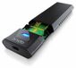 Boîtier SSD M.2 Aplic avec USB 3.2 Gen 2, boîtier de disque dur externe pour NVMe PCIe et SATA, jusqu'à 10 Gbit/s, compatible avec les tailles 2230 à 2280, montage sans outil, UASP, 45 g, noir