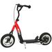 Enero Trottinette enfant GHOST RAIDER avec pneus gonflables, rouge