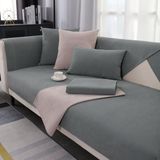 Merkloos / Sans marque Stratify Commerce Chenille Sofabedekking, Antislip Zithoezen, Bescherming voor Huisdieren, Voor 1/2/3/4 Zits Sofa