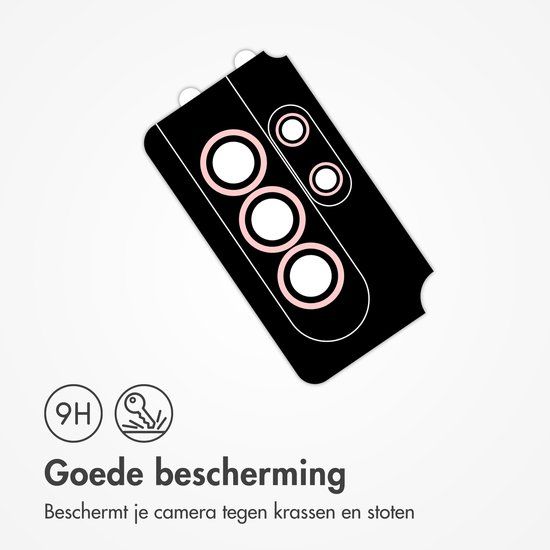 imoshion Camera Lens Protector - Geschikt voor Samsung Galaxy S26 Ultra - 2 Pack - Pink Gold